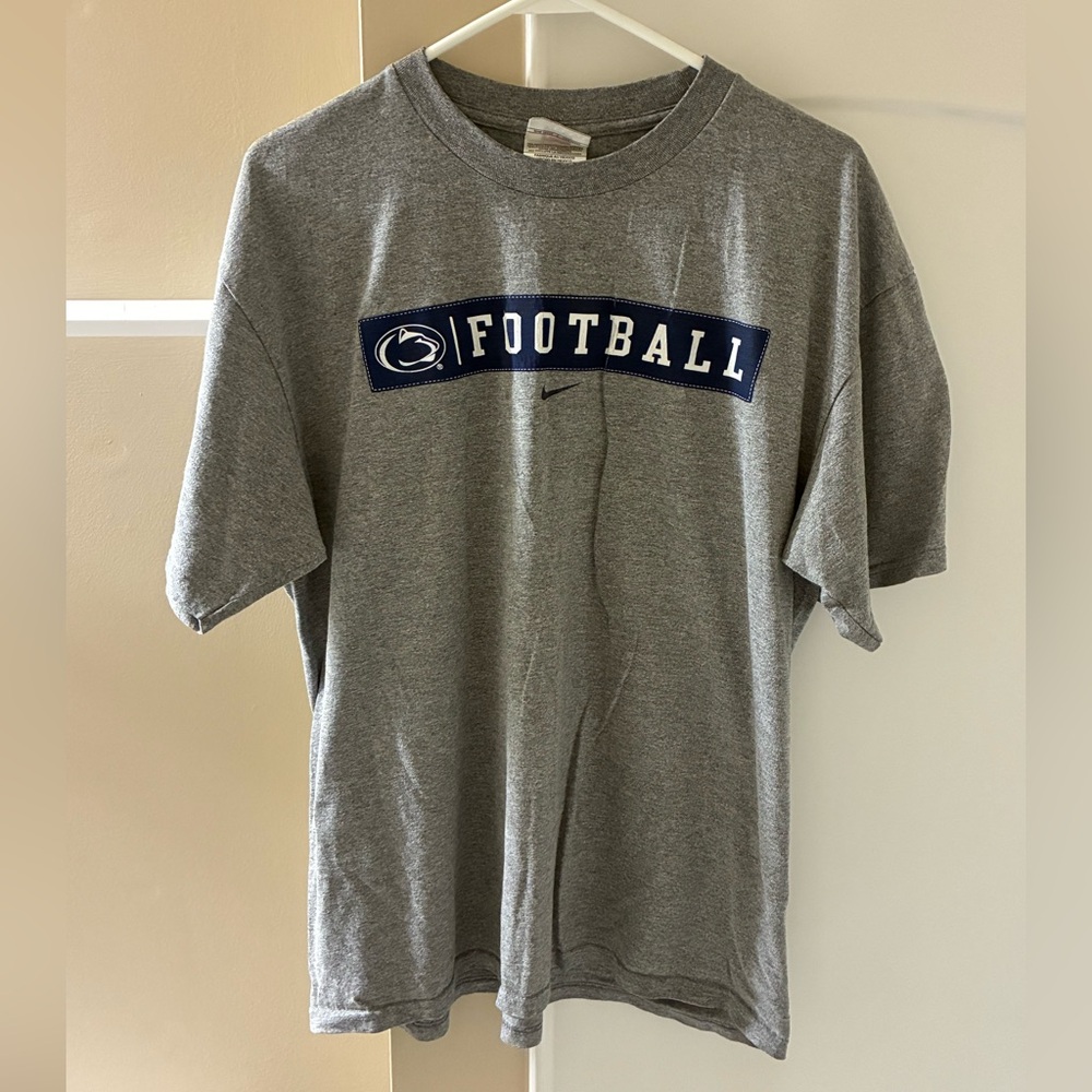 Nike Gray Penn State Football Tee
